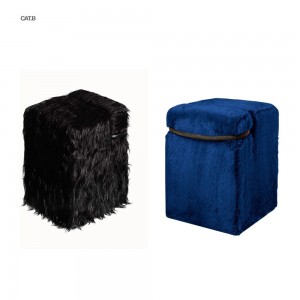 Pouf Blocco de Driade. Pouf moderno tapizado de colores para interiores.