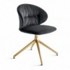 Silla Drop Giratoria de Bontempi. Sillas contemporáneas de diseño italiano.