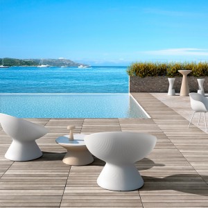 Mesa Coffee para exteriores. Mobiliario de diseño Fade Plust Collection.