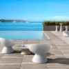 Mesa alta exteriores Fade de Plust Collection. Mobiliario original.