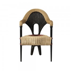 Liba Sillón de Driade. Sillón de diseño contemporánea de ratán en madera.