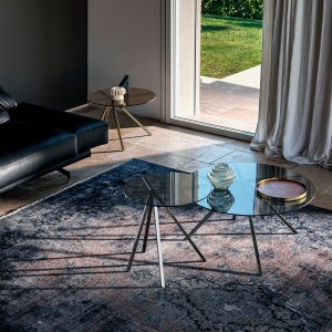 Mesa Auxiliar Ray de Bontempi. Mesas de café modernas de diseño italiano.