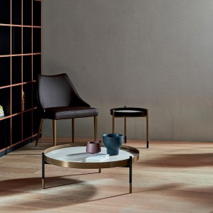 Mesa Auxiliar Planet Cristal de Bontempi. Mesas auxiliares modernas de diseño italiano.