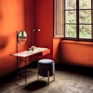 Escritorio Vanity Espejo Mármol de Bontempi. Escritorios modernos de diseño italiano.