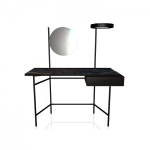 Escritorio Vanity Espejo Mármol de Bontempi. Escritorios modernos de diseño italiano.