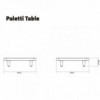 Mesa auxiliar Paletti Fatboy. Complementos para exteriores.