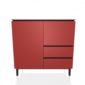 Aparador Cosmopolitan 120 Alto de Bontempi. Muebles para salón de diseño italiano.