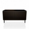 Aparador Cosmopolitan Cristal 124 de Bontempi. Muebles modernos de diseño italiano.