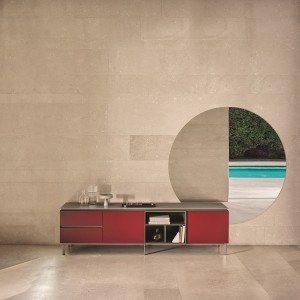 Aparador Cosmopolitan Cristal 244 de Bontempi. Muebles modernos italiano para salón.
