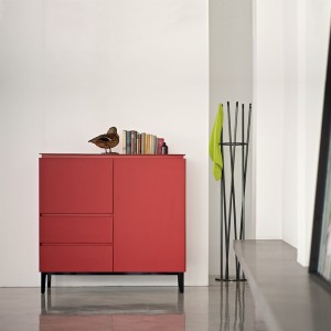 Aparador Cosmopolitan Cristal 120 Alto de Bontempi. Muebles para salón.