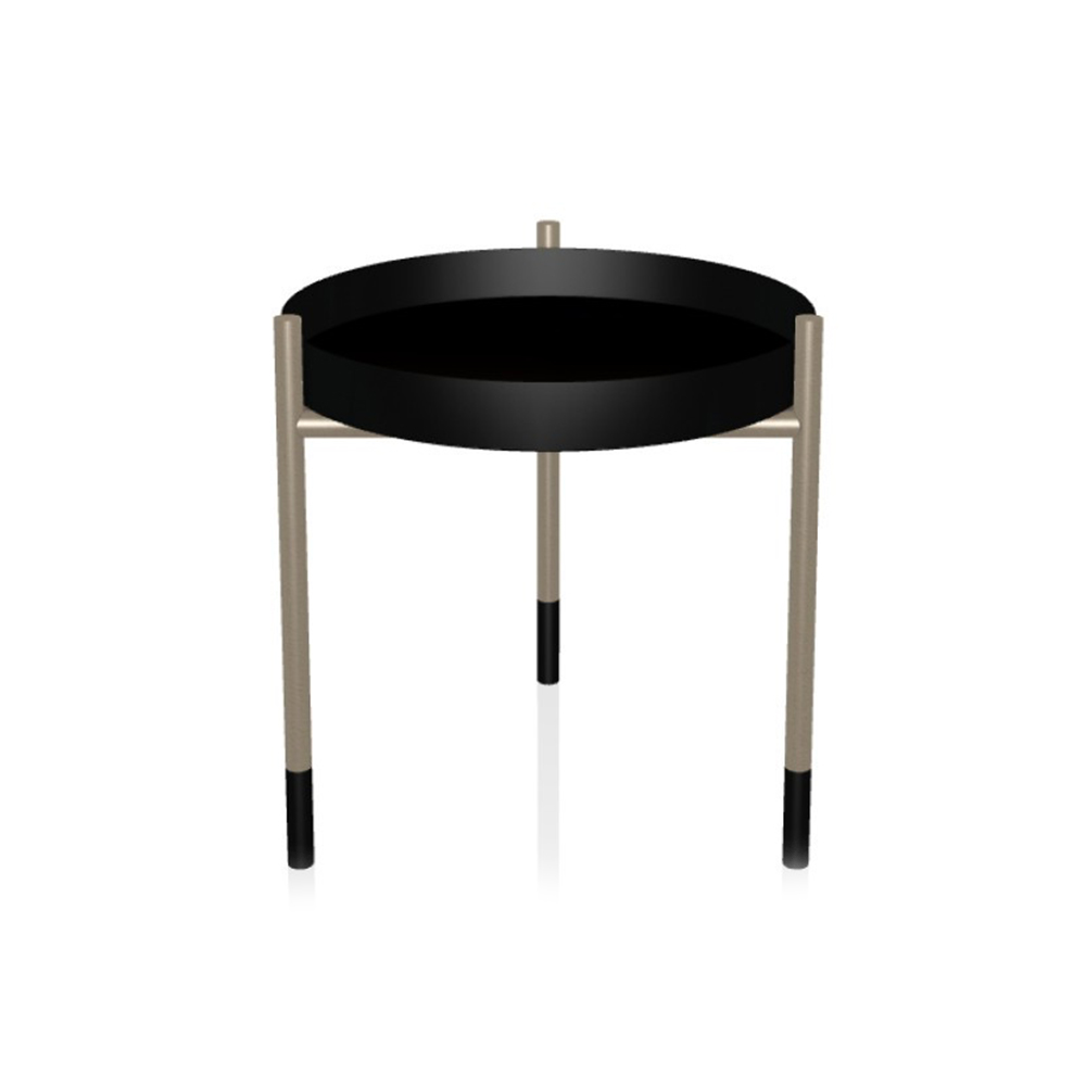 Mesa Auxiliar Planet Cristal de Bontempi. Mesas auxiliares modernas de diseño italiano.