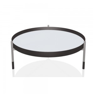Mesa Auxiliar Planet Cristal de Bontempi. Mesas auxiliares modernas de diseño italiano.