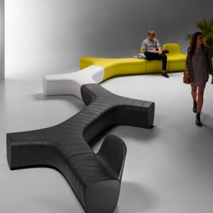 Sillón modular Jetlag exterior de Plust Collection. Mobiliario original.