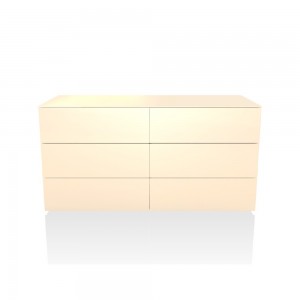 Cómoda Enea de Bontempi. Muebles modernos italianos. Cómodas con cajones.