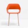 Sillón Babila 2755 de Pedrali. Sillas de diseño. Sillas para salón o comedor.