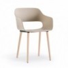 Sillón Babila 2755 de Pedrali. Sillas de diseño. Sillas para salón o comedor.