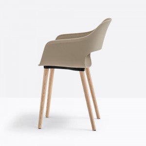 Sillón Babila 2755 de Pedrali. Sillas de diseño. Sillas para salón o comedor.