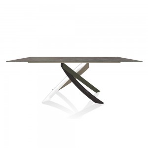 Mesa Artistico Fija Cerámica de Bontempi. Muebles modernos italianos.