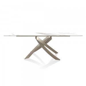 Mesa Artistico Fija Cerámica de Bontempi. Muebles modernos italianos.