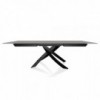 Mesa Artistico Extensible Cristal de Bontempi. Muebles modernos italianos.