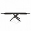 Mesa Artistico Extensible Cristal de Bontempi. Muebles modernos italianos.