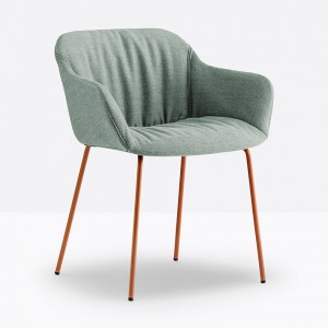 Sillón Babila XL Acero de Pedrali. Sillones de diseño. Sillones modernos de salón.