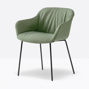 Sillón Babila XL Acero de Pedrali. Sillones de diseño. Sillones modernos de salón.