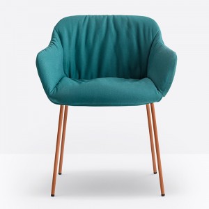 Sillón Babila XL Acero de Pedrali. Sillones de diseño. Sillones modernos de salón.