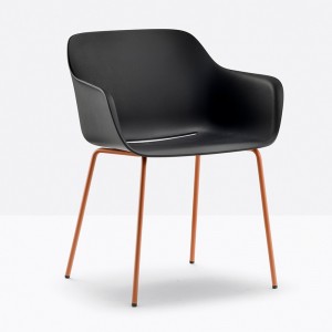Sillón Babila XL Acero de Pedrali. Sillones de diseño. Sillones modernos de salón.