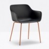 Sillón Babila XL Acero de Pedrali. Sillones de diseño. Sillones modernos de salón.