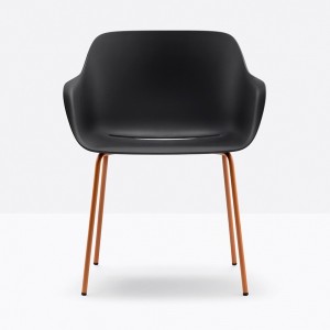 Sillón Babila XL Acero de Pedrali. Sillones de diseño. Sillones modernos de salón.