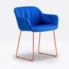 Sillón Babila XL Acero de Pedrali. Sillones de diseño. Sillones modernos de salón.