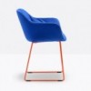 Sillón Babila XL Acero de Pedrali. Sillones de diseño. Sillones modernos de salón.