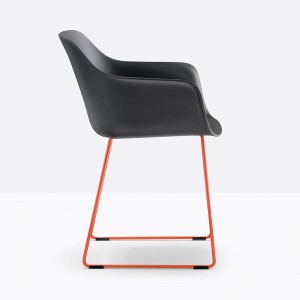 Sillón Babila XL Acero de Pedrali. Sillones de diseño. Sillones modernos de salón.