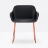 Sillón Babila XL Acero de Pedrali. Sillones de diseño. Sillones modernos de salón.