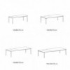 Mesa Echo Extensible In Melamina o Unicolor de Bontempi. Muebles de diseño italiano.