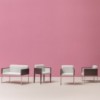 Sillón Box 742 de Pedrali. Sillones de diseño. Sillones moderno tapizados.