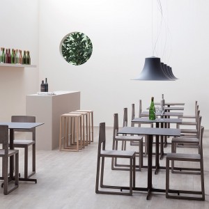 Silla Brera 380 de Pedrali. Sillas de diseño. Sillas de madera para salón.