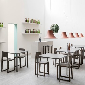 Silla Brera 380 de Pedrali. Sillas de diseño. Sillas de madera para salón.