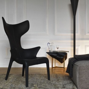 Butaca Lou read Driade. Butacas diseño en cuero ideal para interiores.