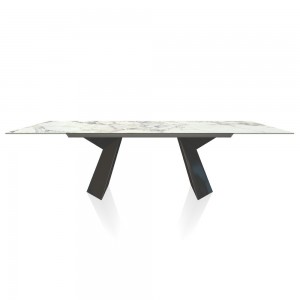 Mesa Fiandre de Bontempi. Mesas modernas para comedor de diseño italiano.