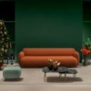 Pouf Buddy de Pedrali. Poufs tapizados de diseño. Poufs modernos para salón.