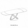 Mesa Fusion Redondeada Extensible de Bontempi. Mesas extensibles de diseño italiano.