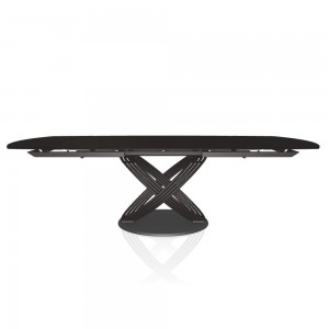 Mesa Fusion Redondeada Extensible de Bontempi. Mesas extensibles de diseño italiano.