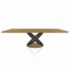 Mesa Fusion Rectangular Madera de Bontempi. Mesas de diseño italiano.