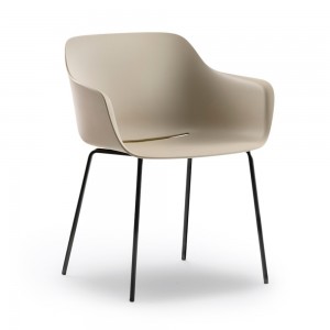 Sillón Babila XL Acero Putdoor de Pedrali. Sillones de exterior de diseño moderno.
