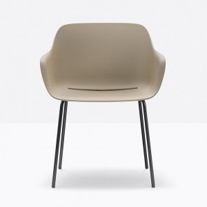 Sillón Babila XL Acero Putdoor de Pedrali. Sillones de exterior de diseño moderno.