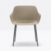 Sillón Babila XL Acero Putdoor de Pedrali. Sillones de exterior de diseño moderno.