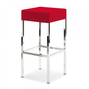 Taburete Cube XL 1453 de Pedrali. Taburetes de diseño. Taburetes para hotel.