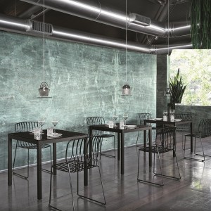Mesa Diesis de Bontempi. Mesas modernas para comedor de diseño italiano.